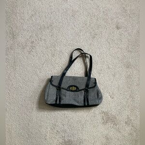 Stylish Gray and Black Women's Bag
